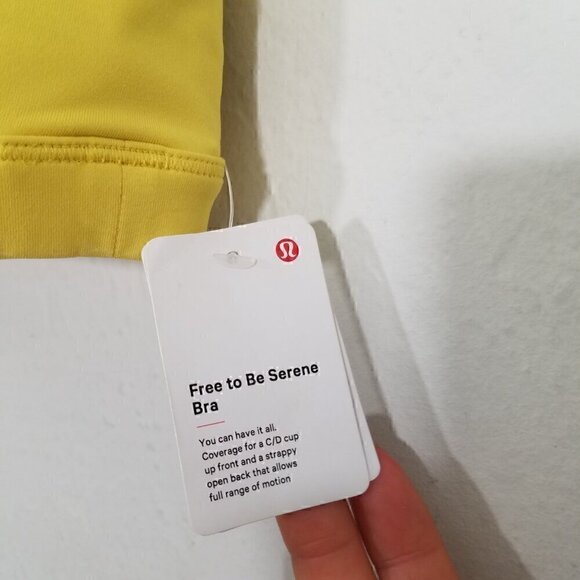 NWT Lululemon Bra Free To Be Serene Soleil Sports Bra Size 8 - Picture 4 of 6